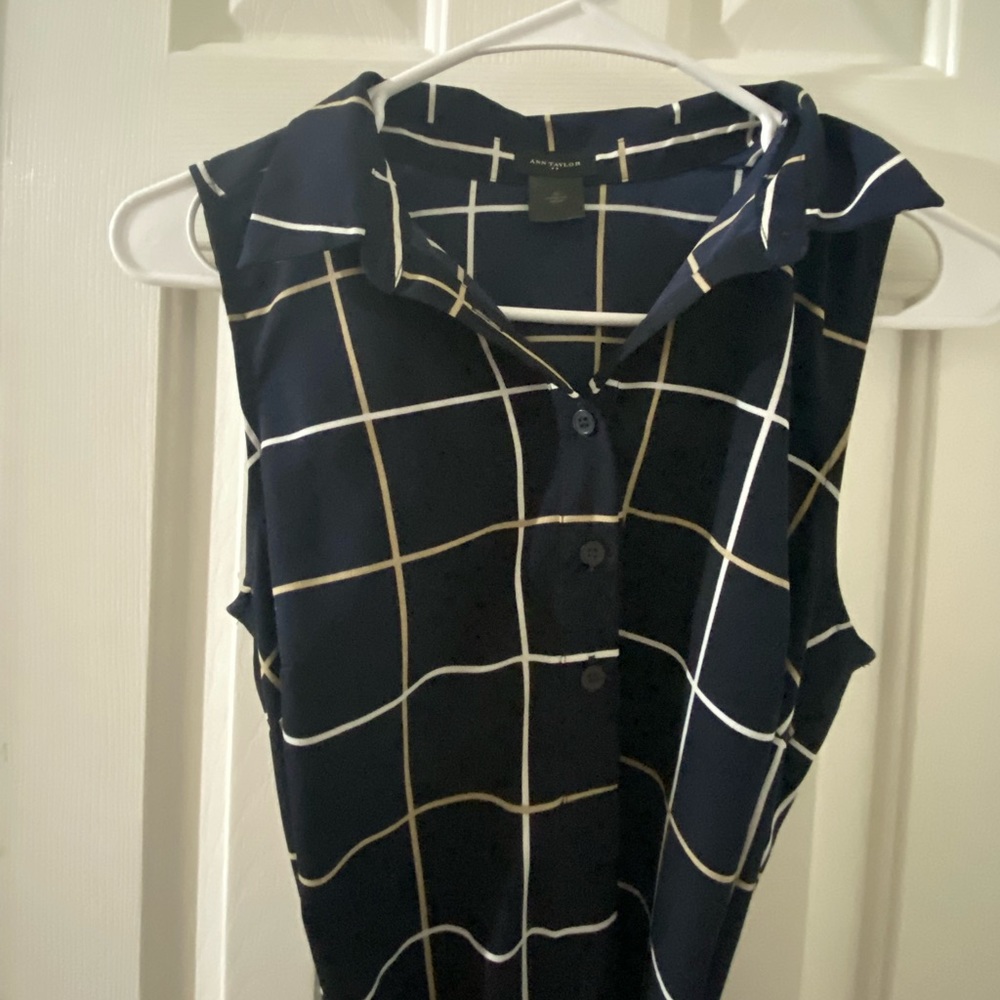 Blue Ann Taylor dress sz small